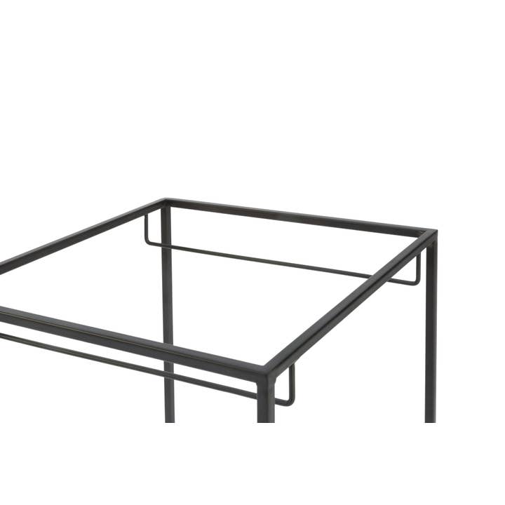 Tripar International - Wholesale Side Table - Metal Convertible Side Tables, Black Set of 24