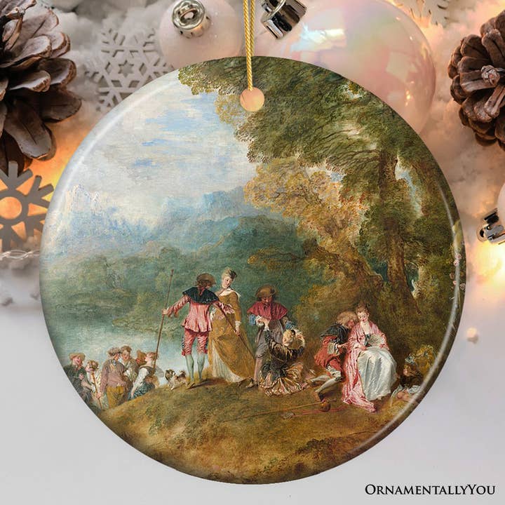 Ornement en céramique « Pèlerinage à Cythère » d'Antoine Watteau et autres tendances Résultats pour décoration français en vente B2B. Retours gratuits et paiement à 60 jours sur Faire sur Faire.