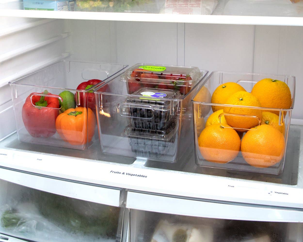 Isaac Jacobs International - Wholesale Storage Bin - Isaac Jacobs 3-Pack Clear Storage Bins with Handles2