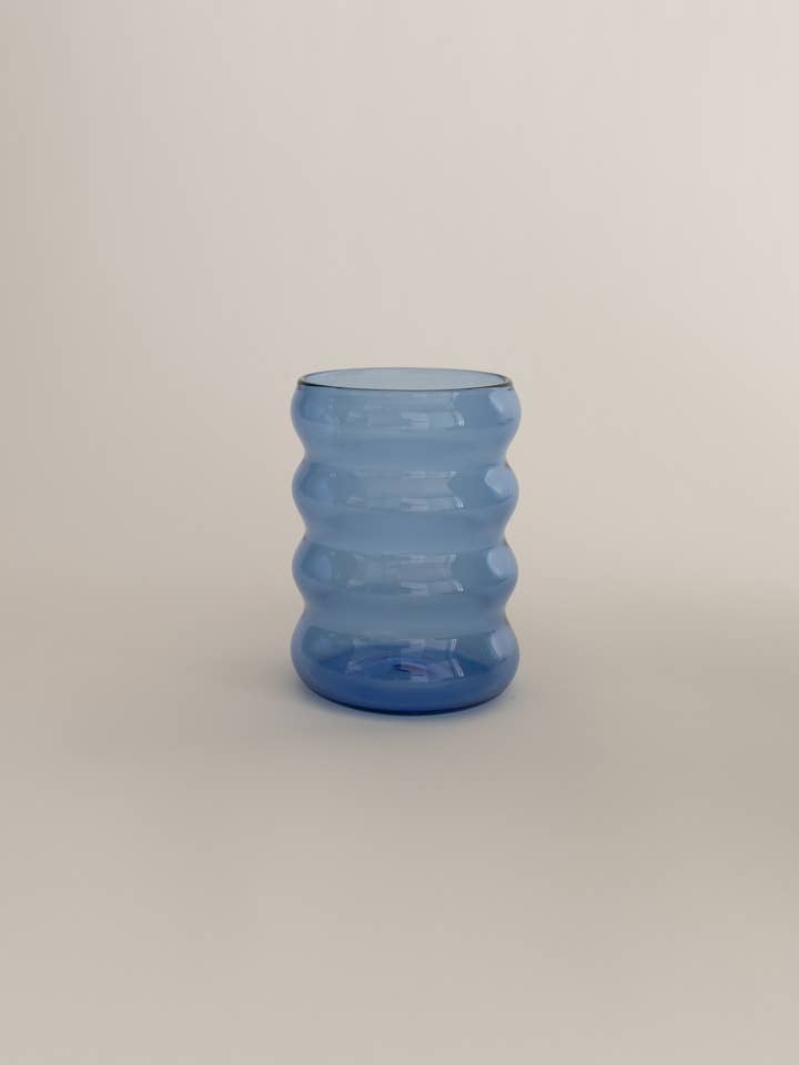 6oz Ripple Cup, Blue (Set of 2) for wholesale by Sophie Lou Jacobsen