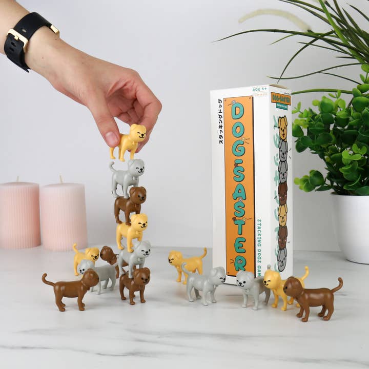 Gift Republic - Wholesale Stacking Game - Dog-Saster - Dog Stacking Game