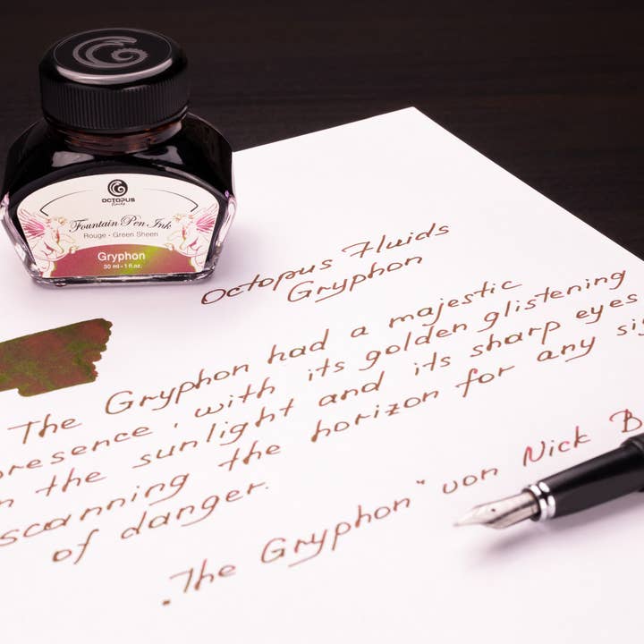 Octopus Concept GmbH - Wholesale Writing Ink - Fountain pen ink, Sheen Gryphon, brown, 30 ml3