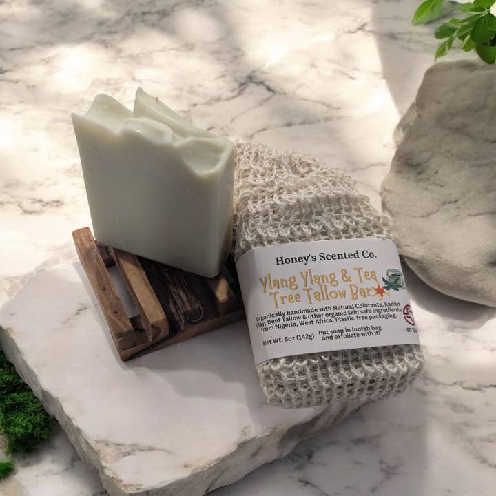 Honey's Scented Company - Wholesale Bar Soap - All Natural Organic Cold Processed Soaps + Loofah Bag3