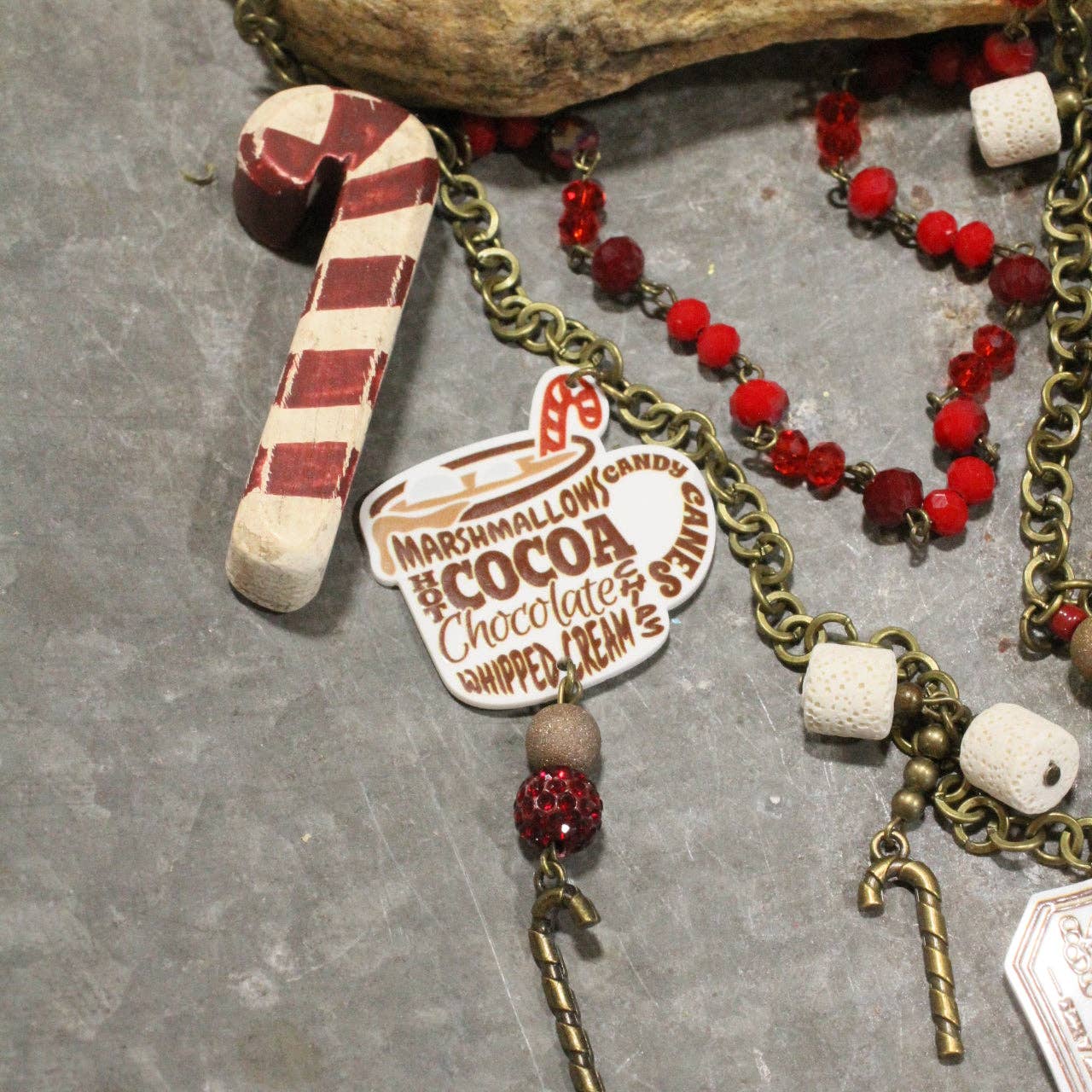 The Primitive Peddler, Inc. - Wholesale Pendant/Charm Necklace - Hot Cocoa Time Of Year Layered Necklace5
