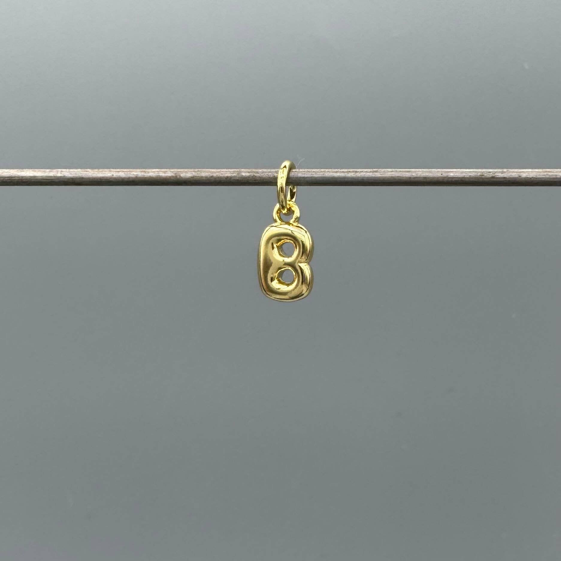 Something Silver - Wholesale Individual Charm/Pendant - Perfect Balloon Bubble Letter Initial Charm26
