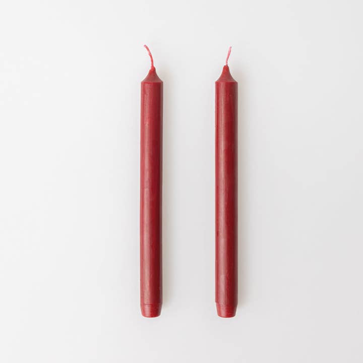 Lykke&You – wholesale Avsmalnande ljus – Stavljus "Bourgogne" - 2-pack