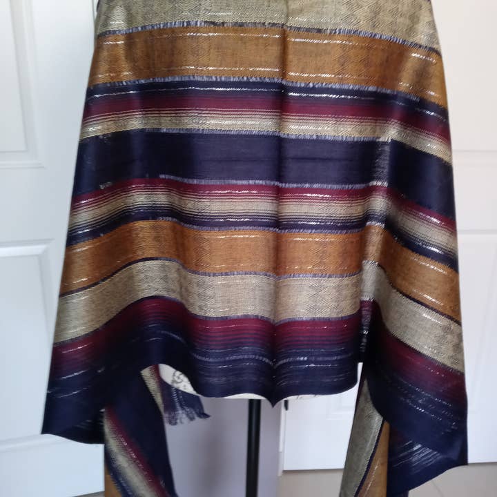 Treasure of ANDES - Wholesale Scarf - Unisex - Artisanal handmade Scarves, Cotton/Silk, Assorted colors 6