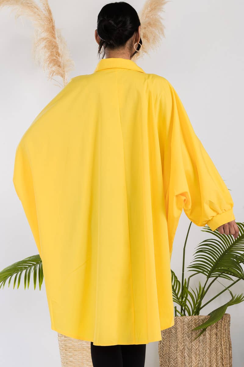 H&H Fashion Inc. - Wholesale Button Down Shirt - Women's - T304X - Hi-Lo Long Sleeve Shirt15