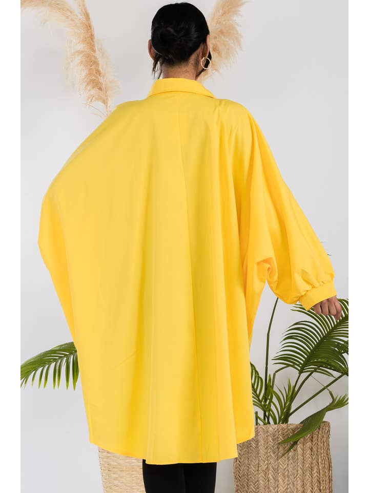 H&H Fashion Inc. - Wholesale Button Down Shirt - Women's - T304X - Hi-Lo Long Sleeve Shirt15