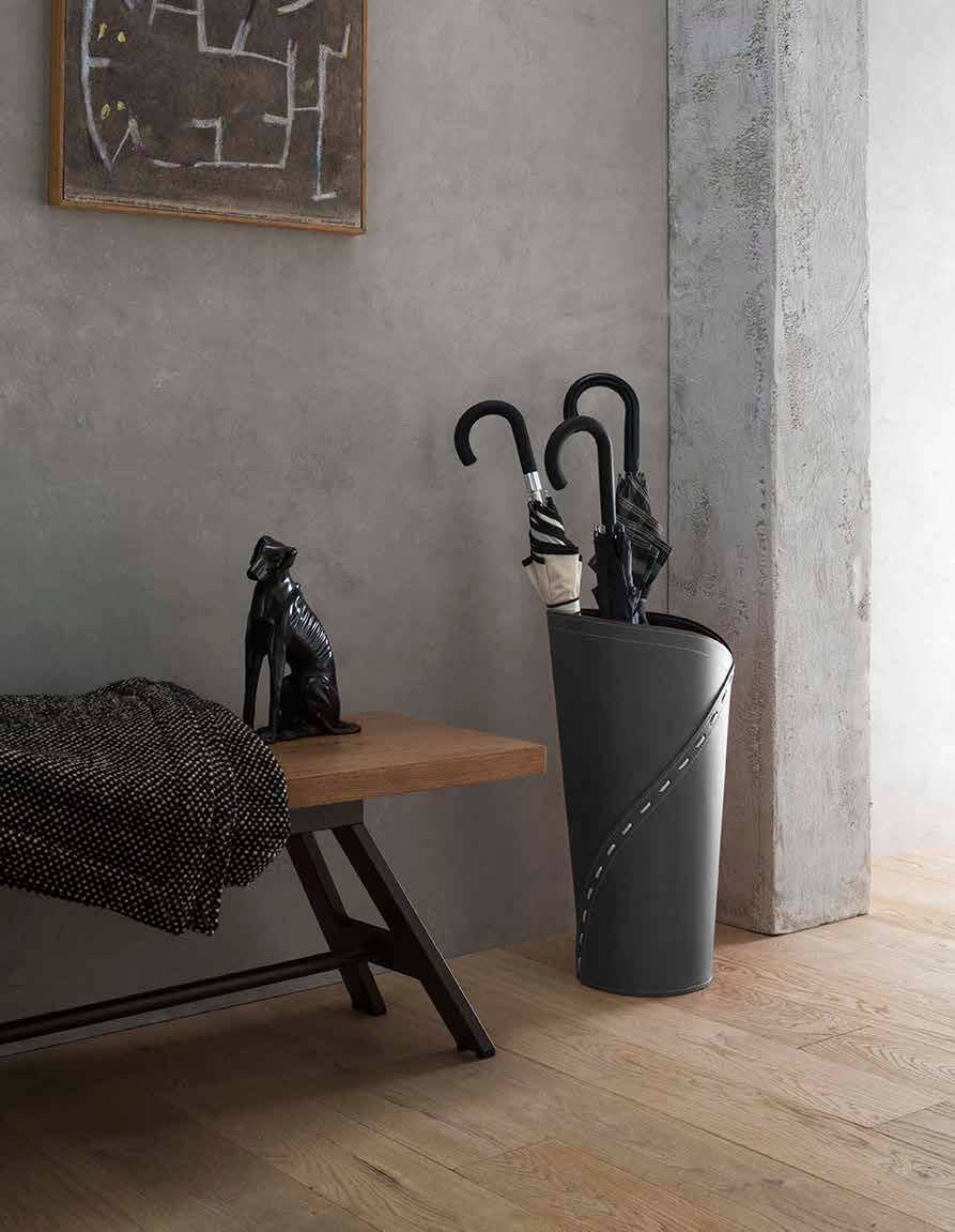 LIMAC Design – Suporte para guarda-chuva por atacado – Suporte de guarda-chuva de couro KATRINA11