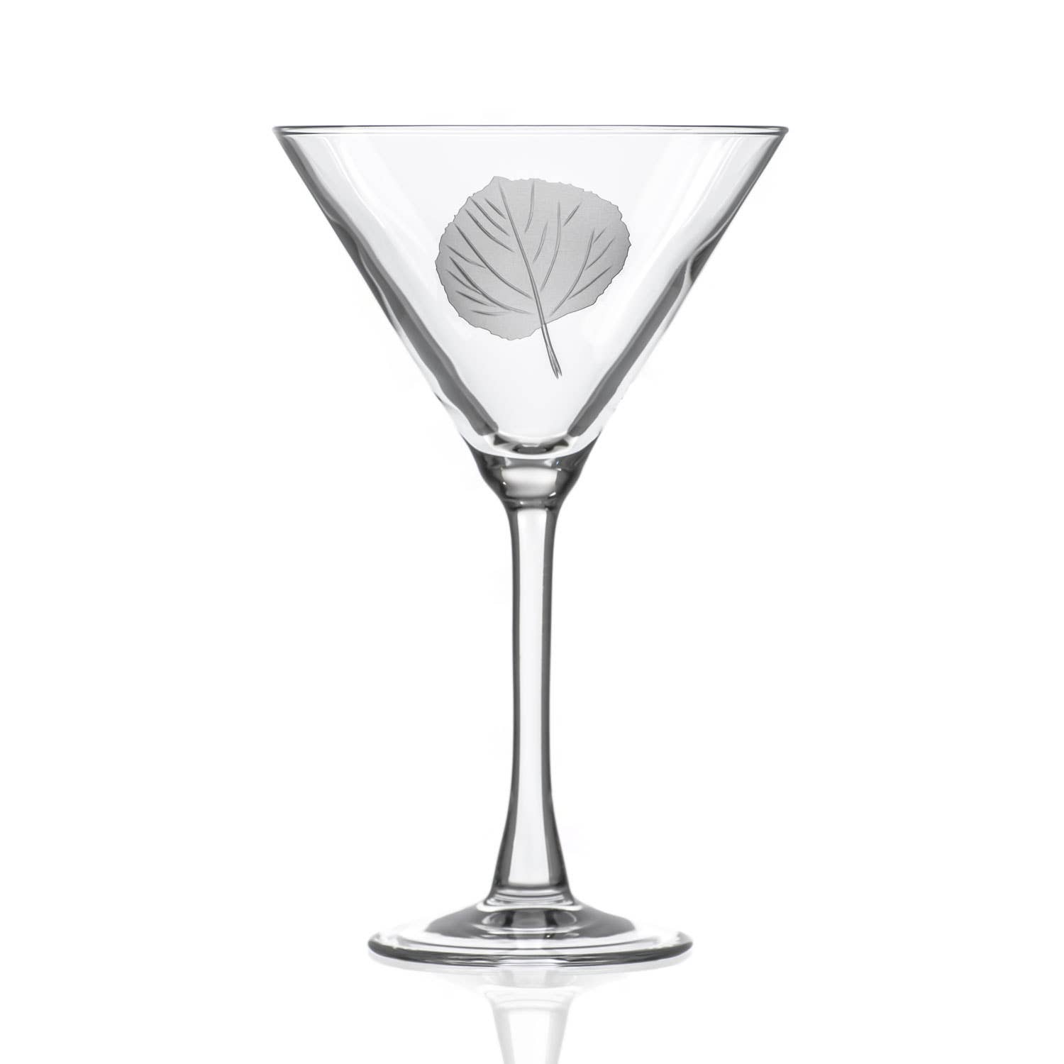 Rolf Glass Mid-Century Modern 7.5oz Martini Glass Set of 4