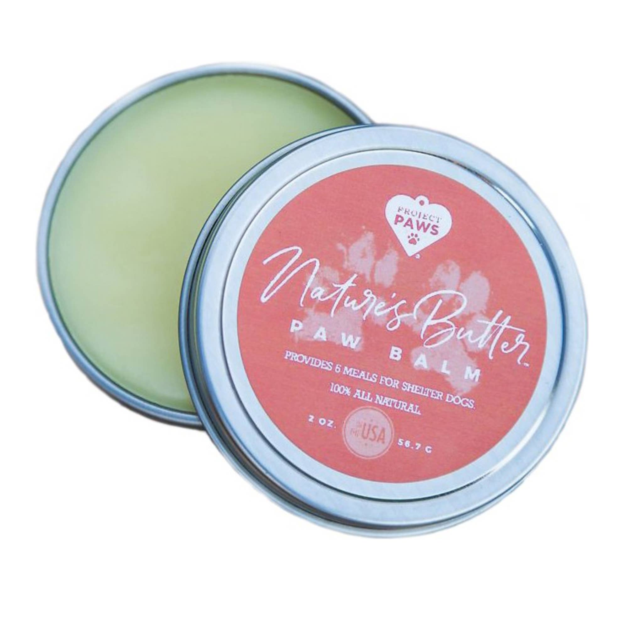 project paws nature's butter dog snout balm