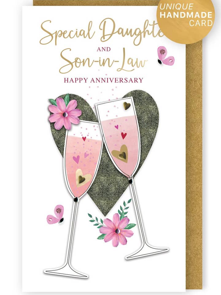 Anniversario Figlia & Genero - Champagne - Seconda Natura per la vendita all'ingrosso da parte di Second Nature Ltd