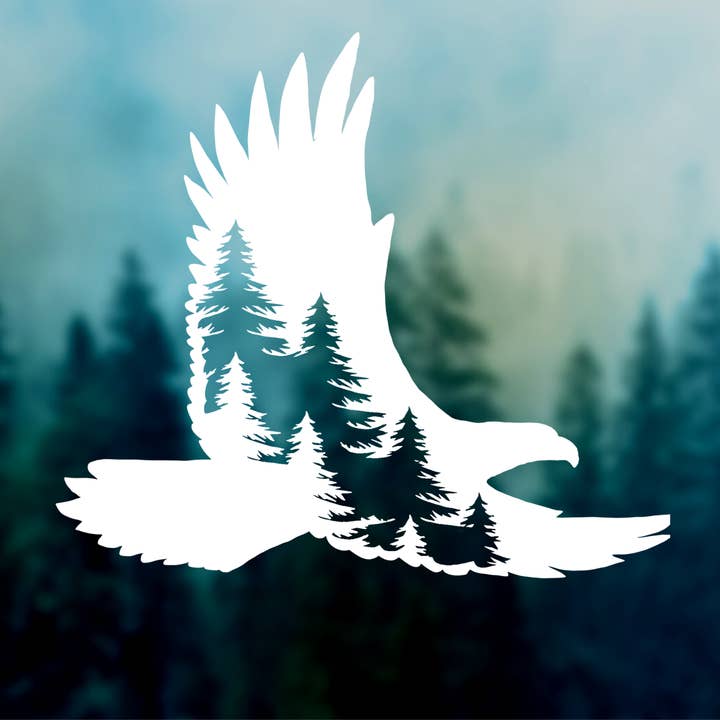 Eagle Vinyl Decal for Car Window, Water Bottle or Laptop for wholesale by Hive Decals