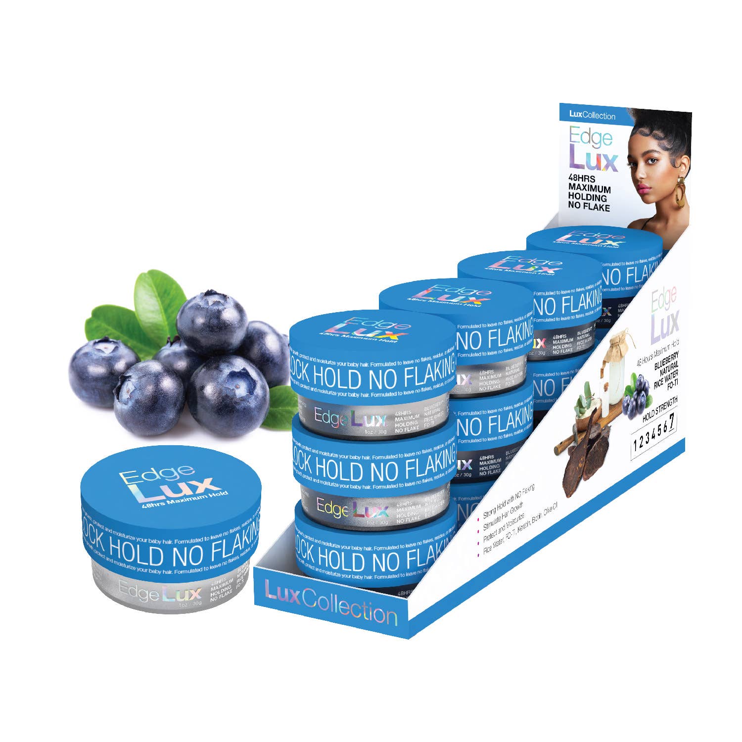 SM Beauty LLC - Wholesale Hair Styling Gel/Mousse - Lux Collection Edge Lux Edge Control Wax 48Hour Maximum Hold14