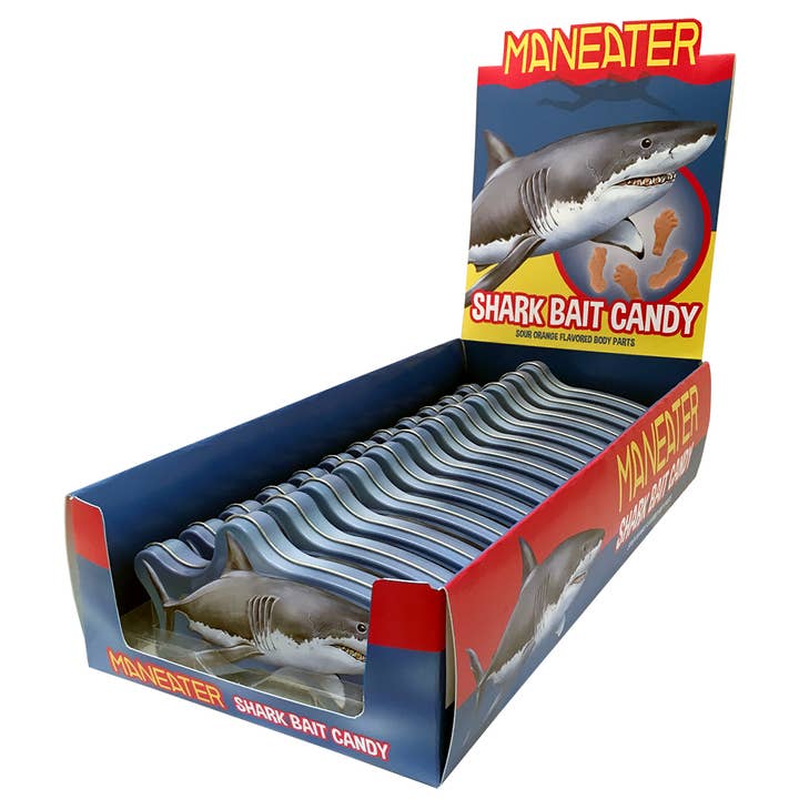 Grandpa Joe's Candy Shop - Wholesale Hard Candy - Man Eater Shark Bait, 1.0oz,12ct