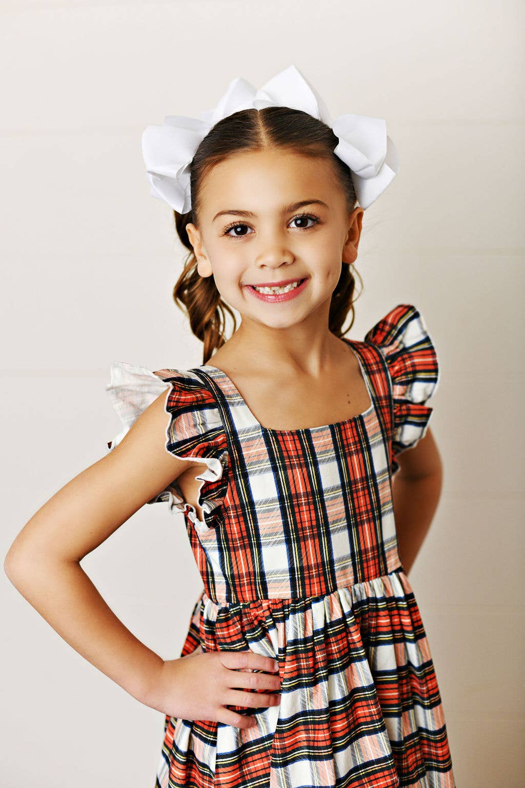 Serendipity Clothing Co - Wholesale Dress - Kids - Girl Holiday Tartan Plaid Twirl Dress2