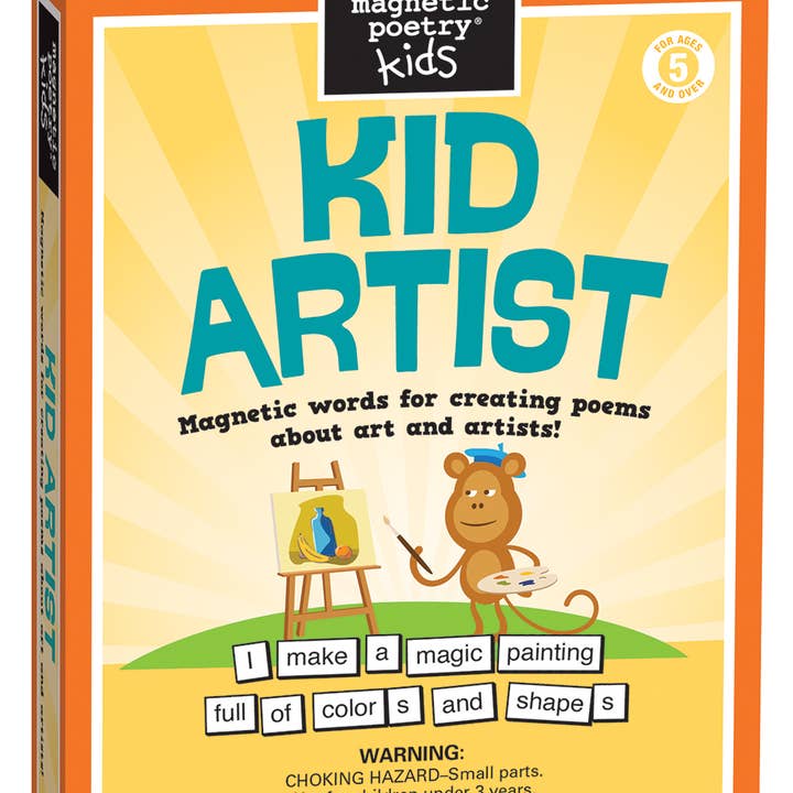 Kid Artist Magnetic Poetry Kit for wholesale by Magnetic Poetry