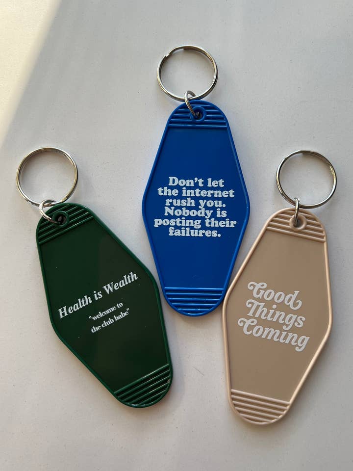 Chaveiros Good Things por atacado de Whatevertheseason