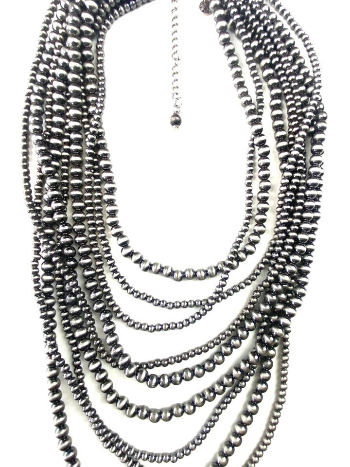 NX047 NK-Multi STD. Mixed Faux Navajo Pearls for wholesale by Lost & Found Trading