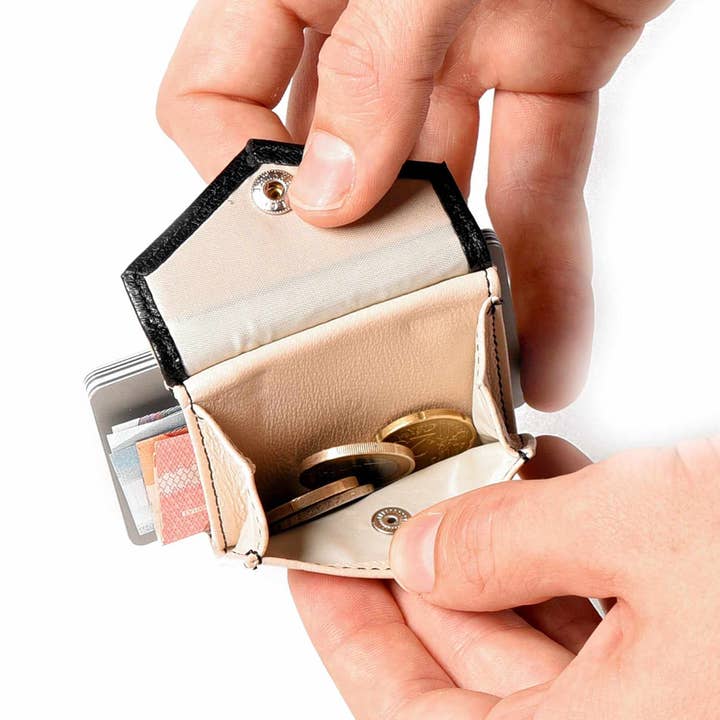 Space Products – Großhandel Brieftasche – Damen – Leder Mini Geldbörse mit Münzfach - duoton - Peak27