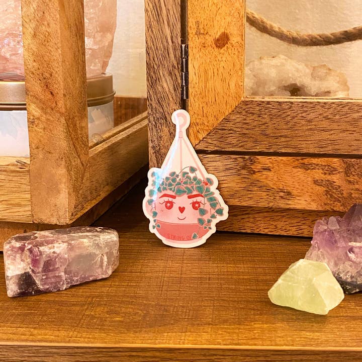 lu bremer design - Wholesale Sticker - variegated string of hearts plant sticker4