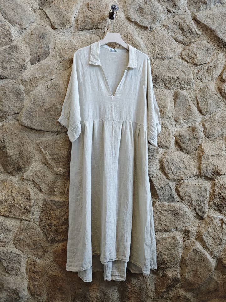 REF 26390 KAFTAN SLÄT LINNE 100% för wholesale av Linen & More