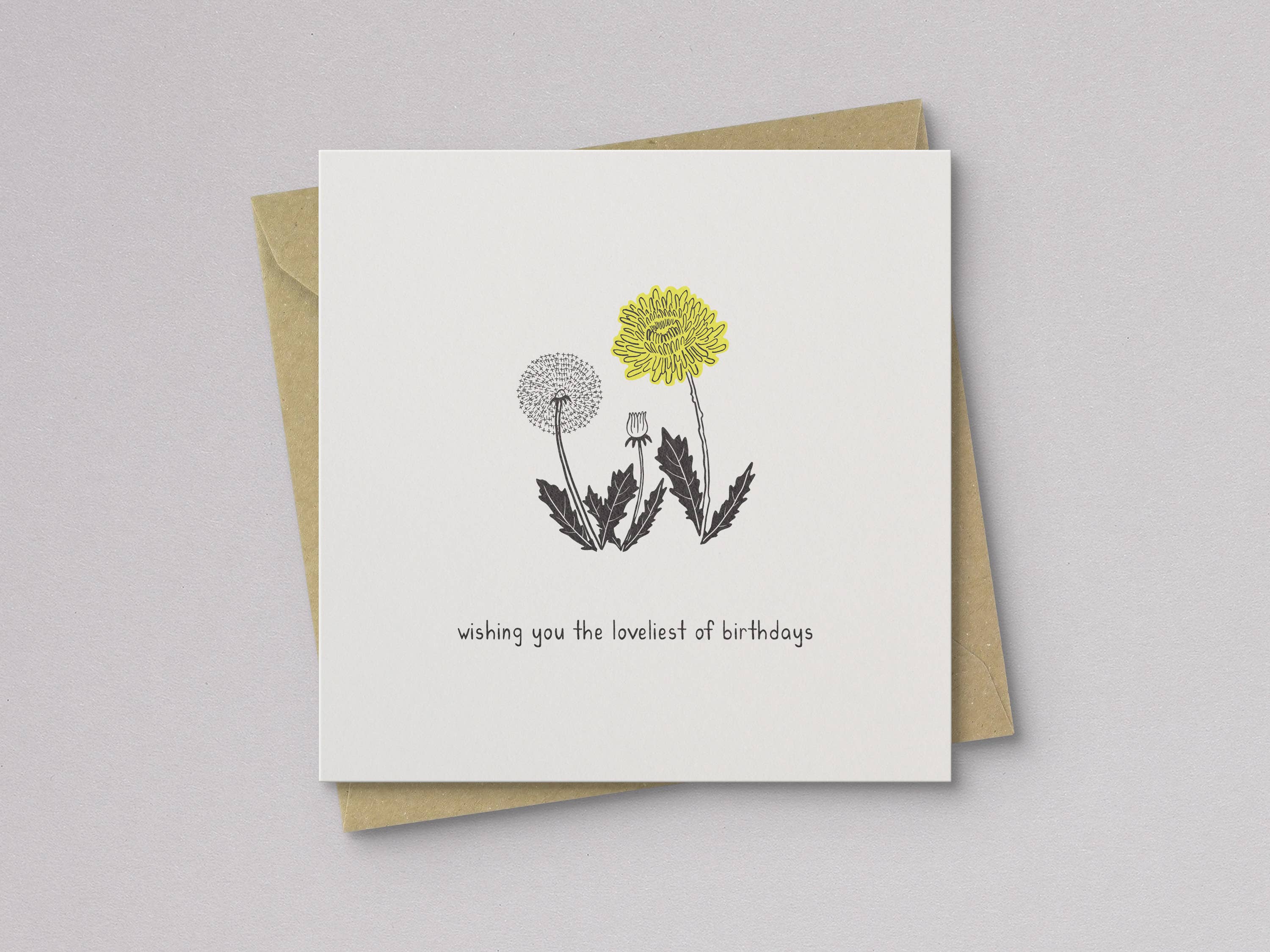 Kwohtations - Wholesale Birthday Card - Loveliest Birthday Spring Flower Card1