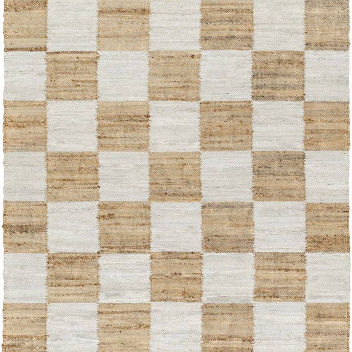 Tappeto a Quadri in Juta Tyhir per la vendita all'ingrosso da parte di Eastern Woven