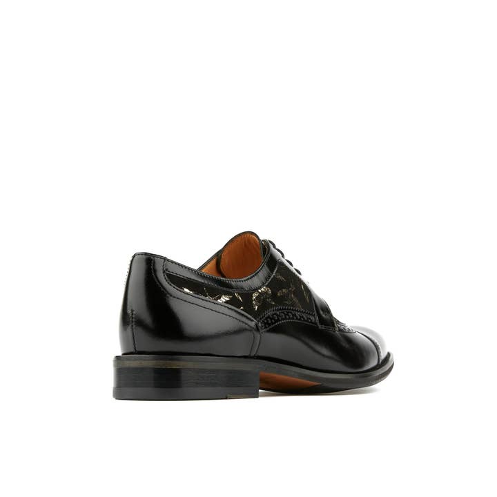 Embassy London – wholesale Oxford shoes – Men′s – Orlando - Black & Gold