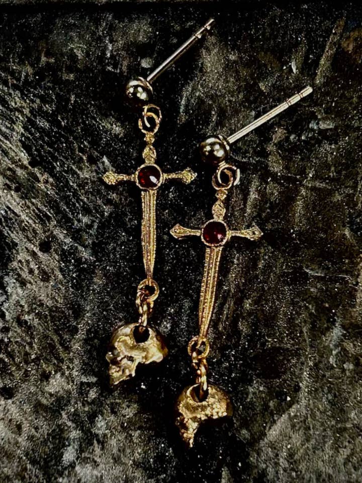 Immortal calavera single studs for wholesale by Montestruque