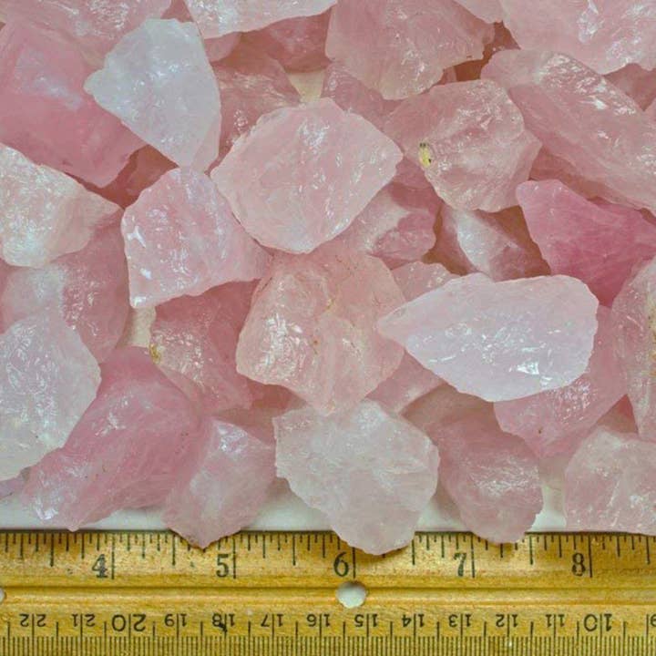 Fantasia Mining - Wholesale Spiritual Stone/Crystal - Rough Rose Quartz - India - Raw Natural Stones (1 lb)2