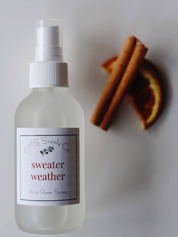 Sweater Weather Room & Linen Spray for wholesale by CMS Supply Co