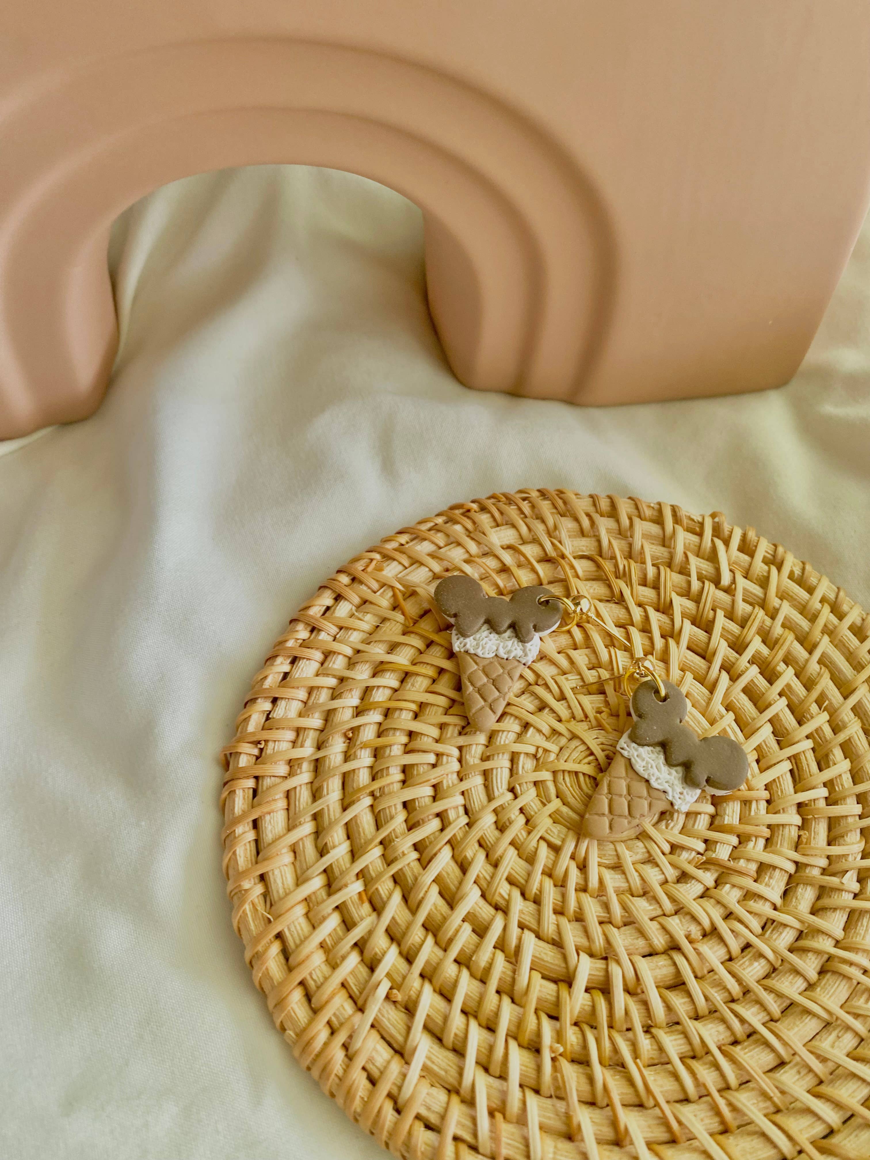 Terra Made - Wholesale Dangle Earrings - mickey ears ice cream cone earrings 0