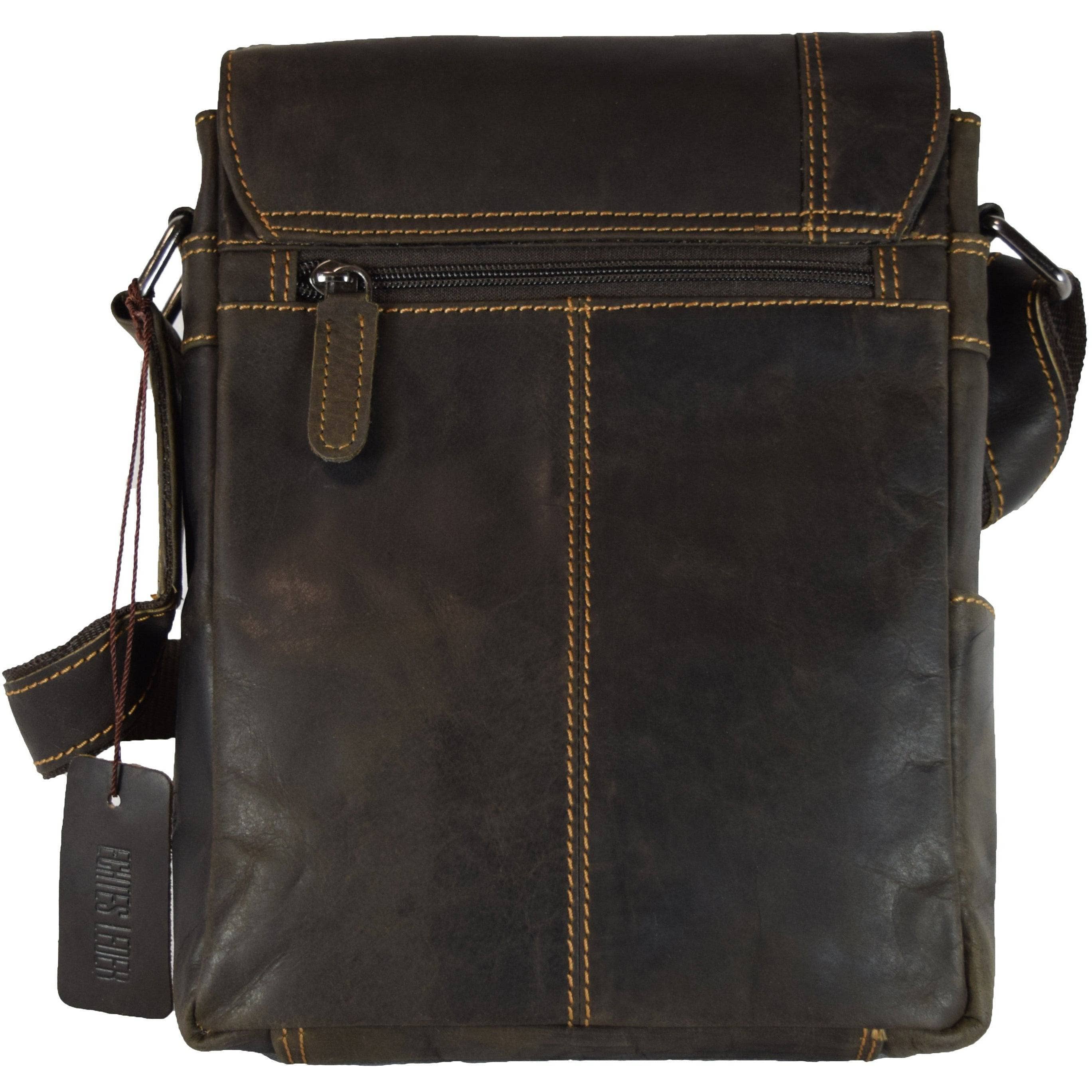 Greenwood Leather - Wholesale Messenger Bag - Unisex - Henry Unisex Mini-Messenger Bag3