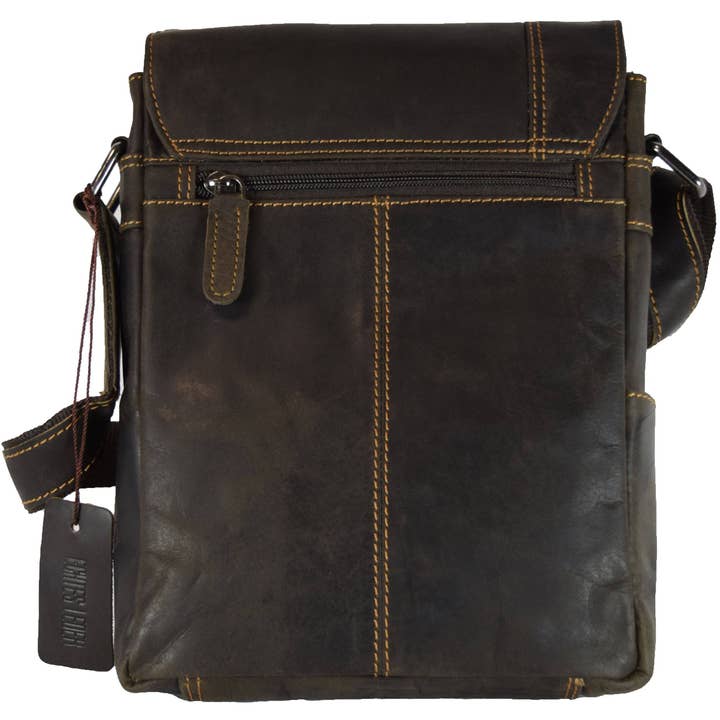 Greenwood Leather - Wholesale Messenger Bag - Unisex - Henry Unisex Mini-Messenger Bag3