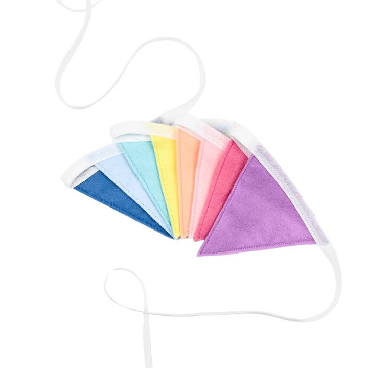 Styled to Sparkle – wholesale Bunting/garland – Pastel Rainbow Bunting - 1 metre | Girls Bedroom Decor4
