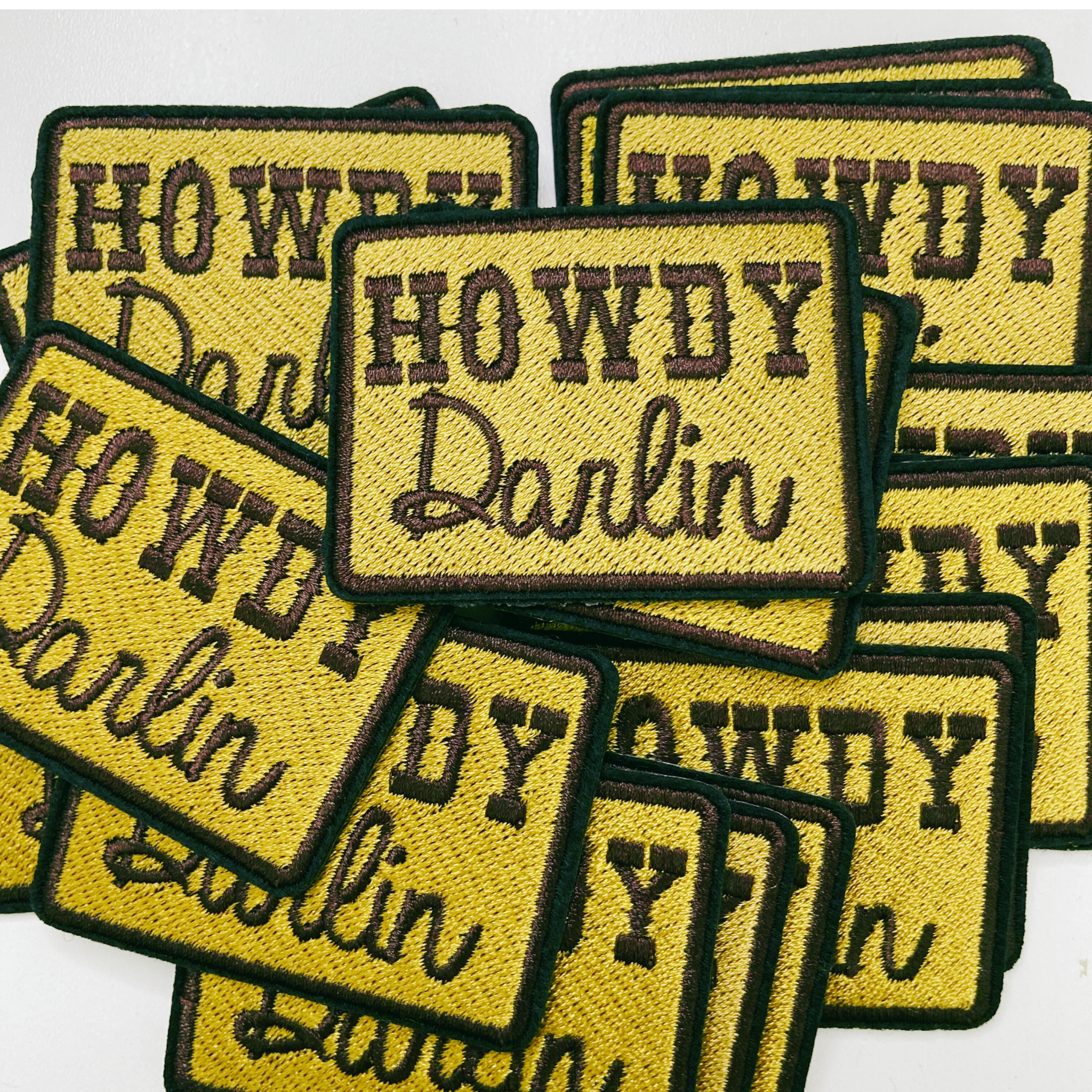 TEELUX - Wholesale Patch - 2.5” Howdy Darlin’  -  Embroidered Hat Patch2