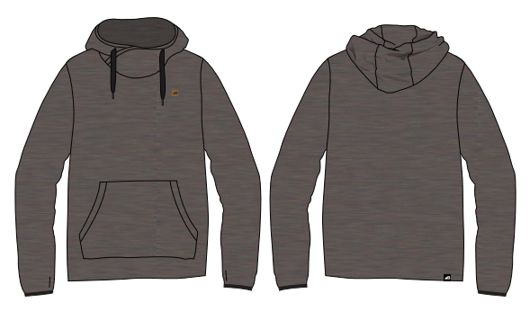 Belong Designs - Wholesale Hoodie - Men's - Men's Torreys Fleece Hoodie1