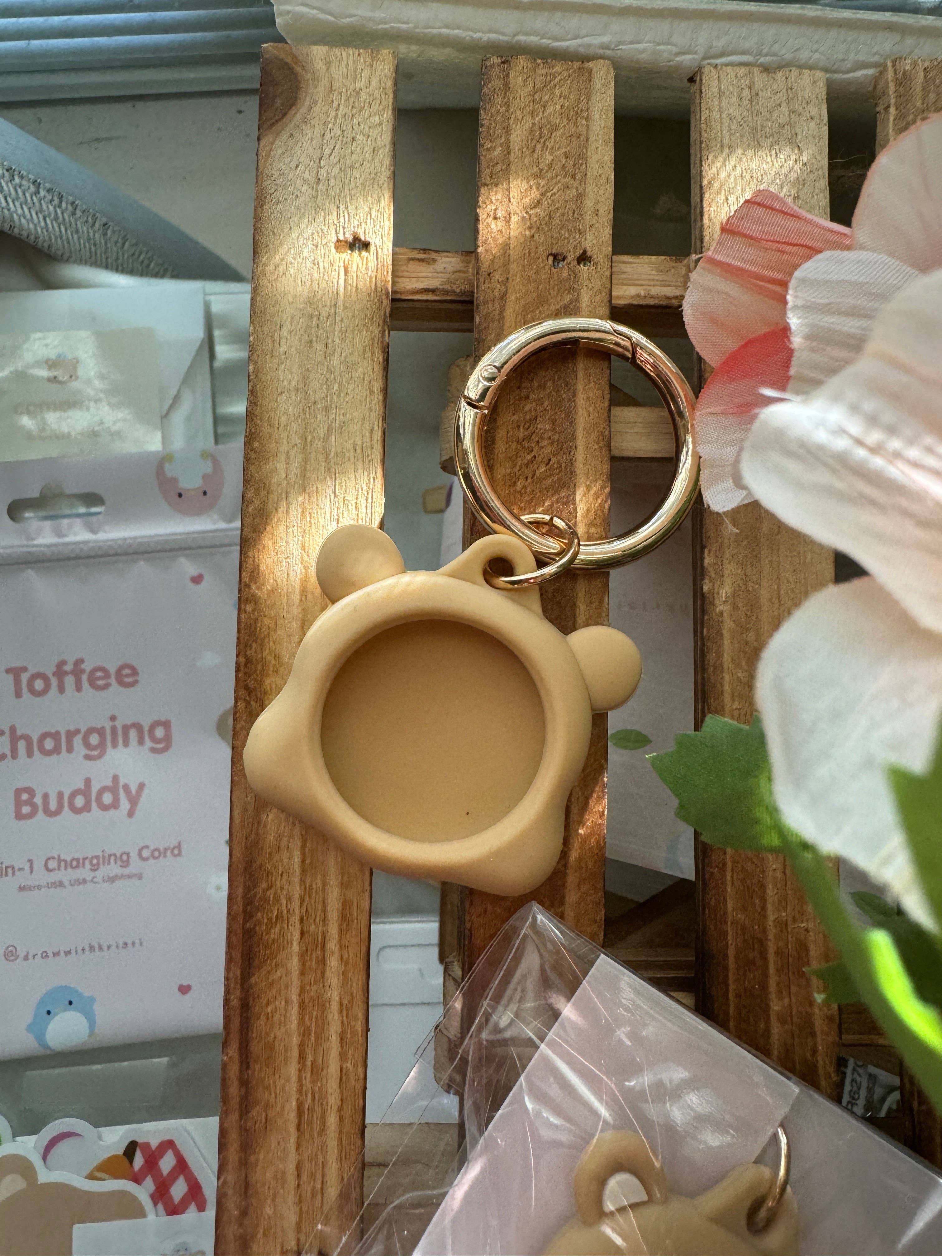 drawwithkristi - Wholesale AirTag Case - Cute Bear AirTag Case Keychain – Kawaii Silicone Animal1