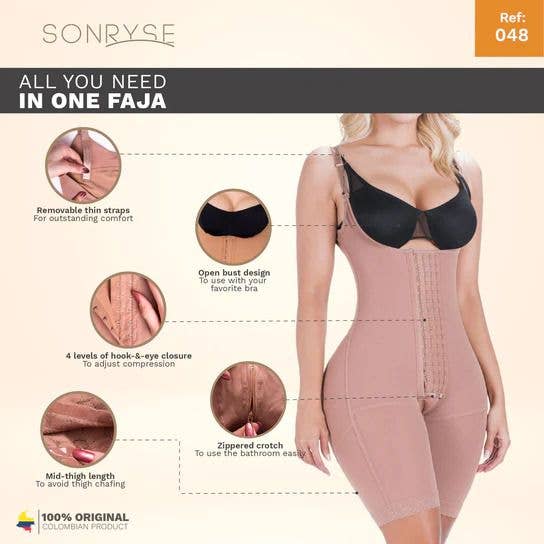 Lingerie Mart - Wholesale Shapewear - Women's - SONRYSE 048BF | Fajas Colombian Post Surgery7