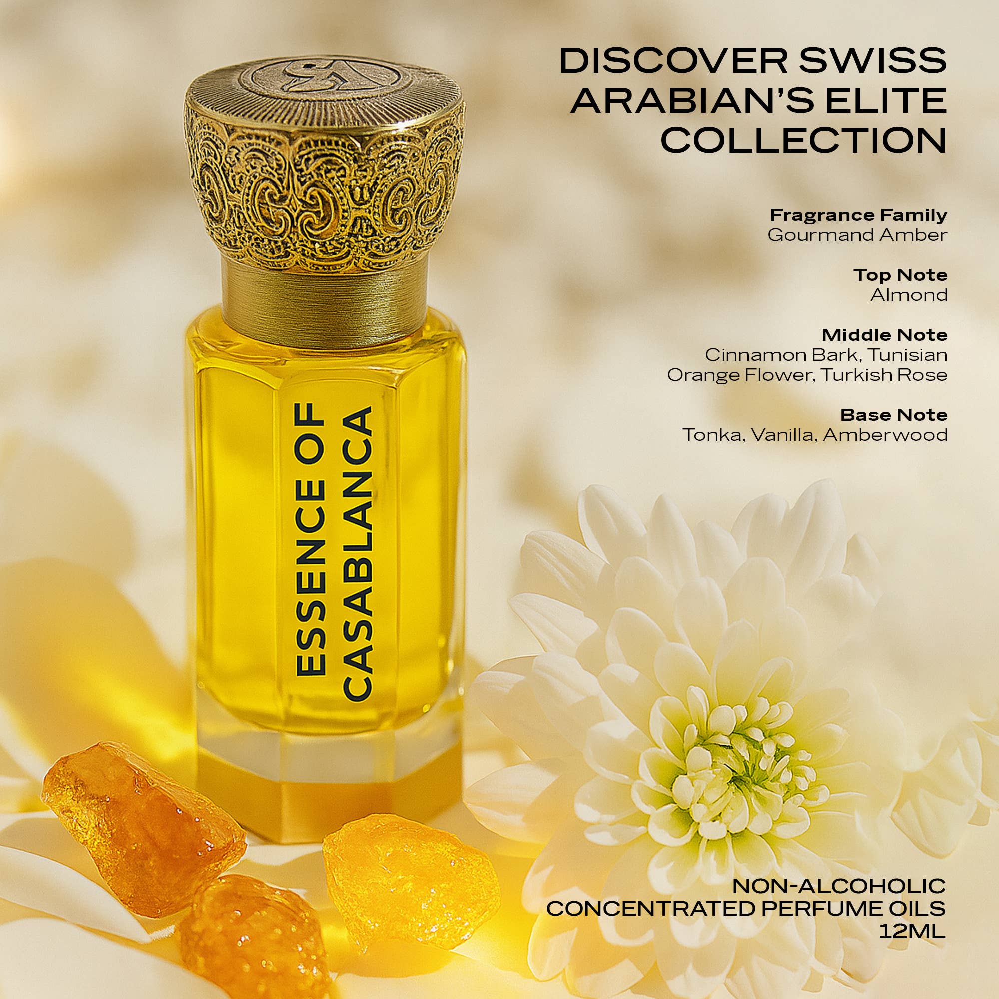 SWISS ARABIAN - Wholesale Fragrance Oil - Swiss Arabian Essence of Casablanca Perfume Oil Unisex 12ml1