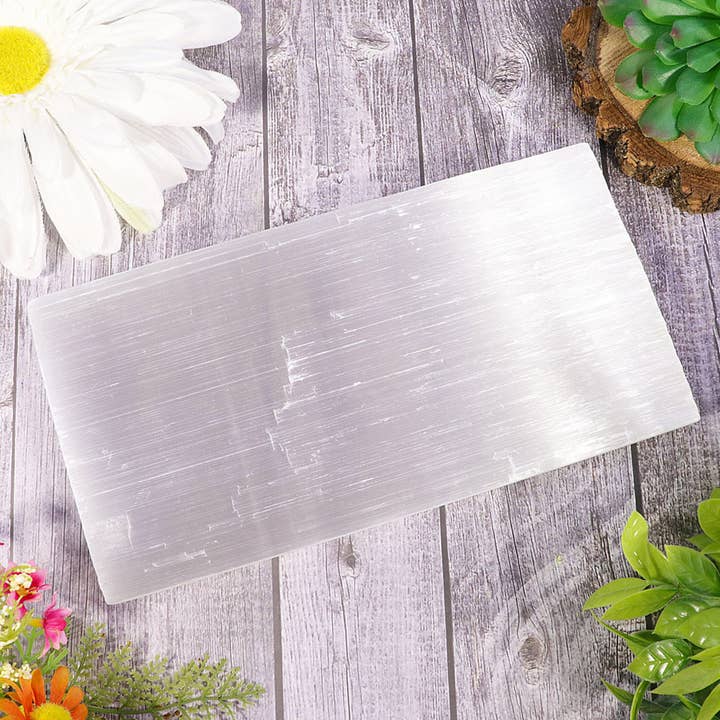 Natures Artifacts Inc - Wholesale Crystal Charging Plate - Selenite Slab - Selenite Charging Plate - Large6