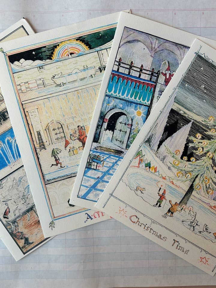 Christmas Time Holiday Card Set for wholesale by Parcel