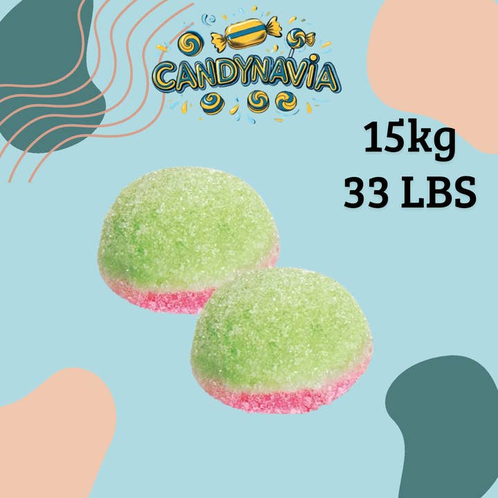 Candynavia – wholesale Gummy – Fizzy Watermelon Bombs Vidal 3Kg/6.6lbs2