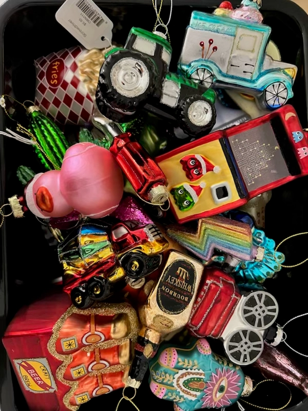 Chive - Wholesale Ornament - Lobster Dinner, Vintage Glass Handmade Food Tree Ornament Decor 20252