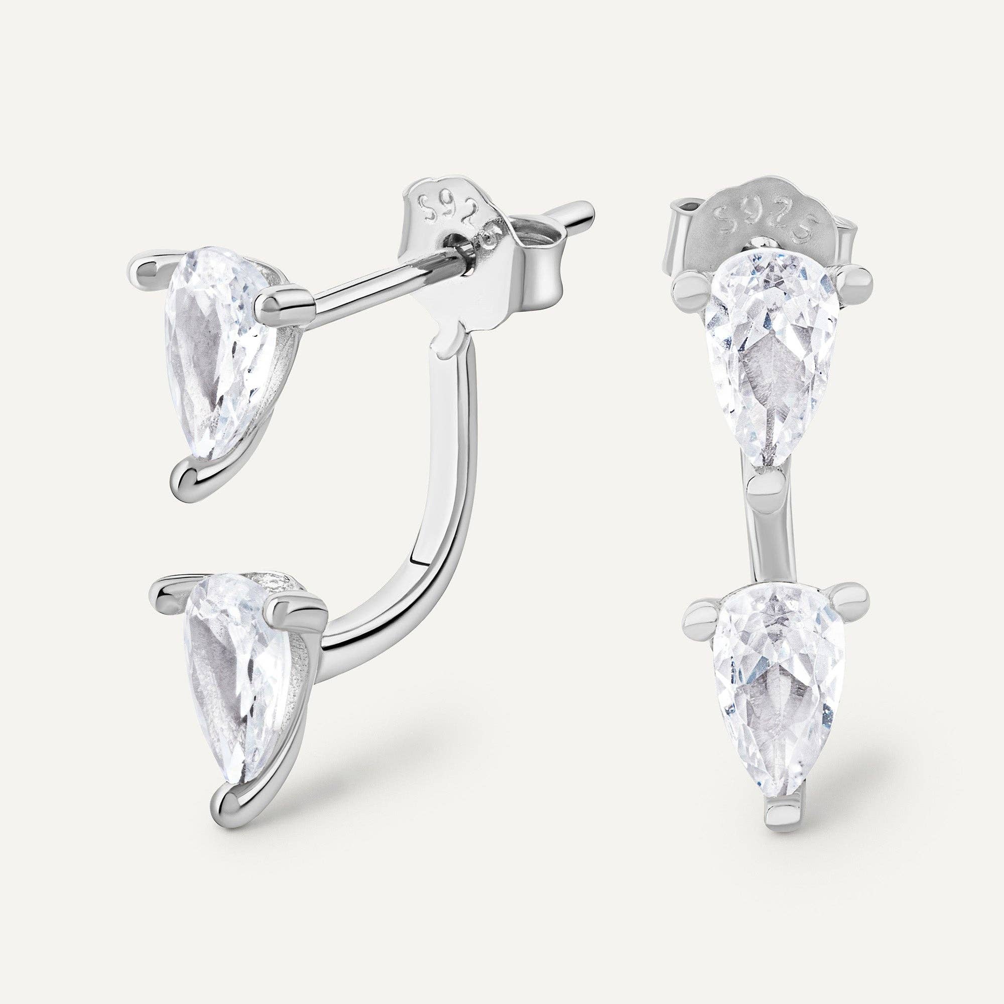 Pohesia – Großhandel Huggie-Ohrring – Zarzis Ohrstecker aus 925 Sterlingsilber mit 24-karätiger Vergoldung2