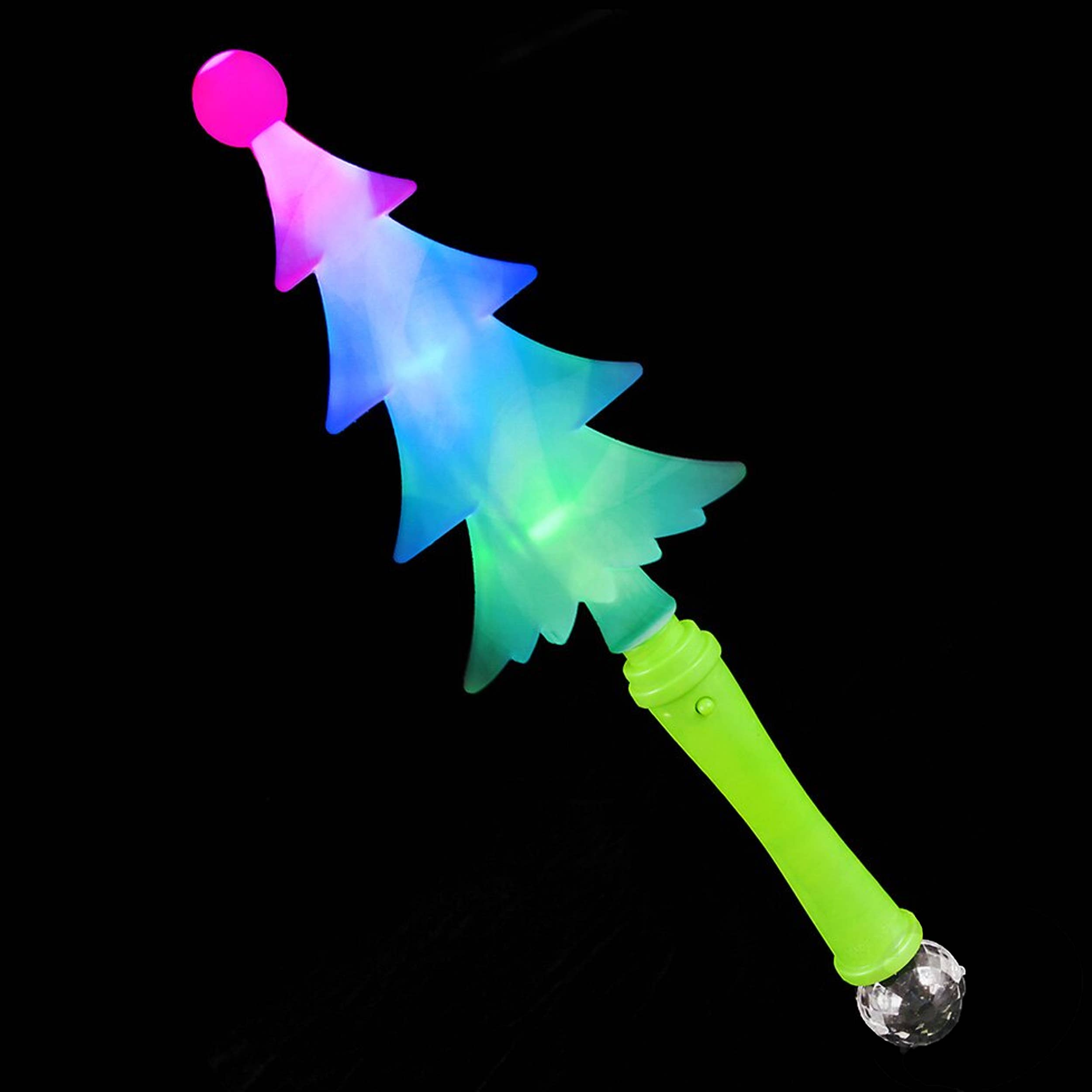 PR GROUPS LLC - Vendita all'ingrosso Bacchetta magica - Bambini - Bacchetta ad Albero Lampeggiante per Bambini Ritorno a Scuola1