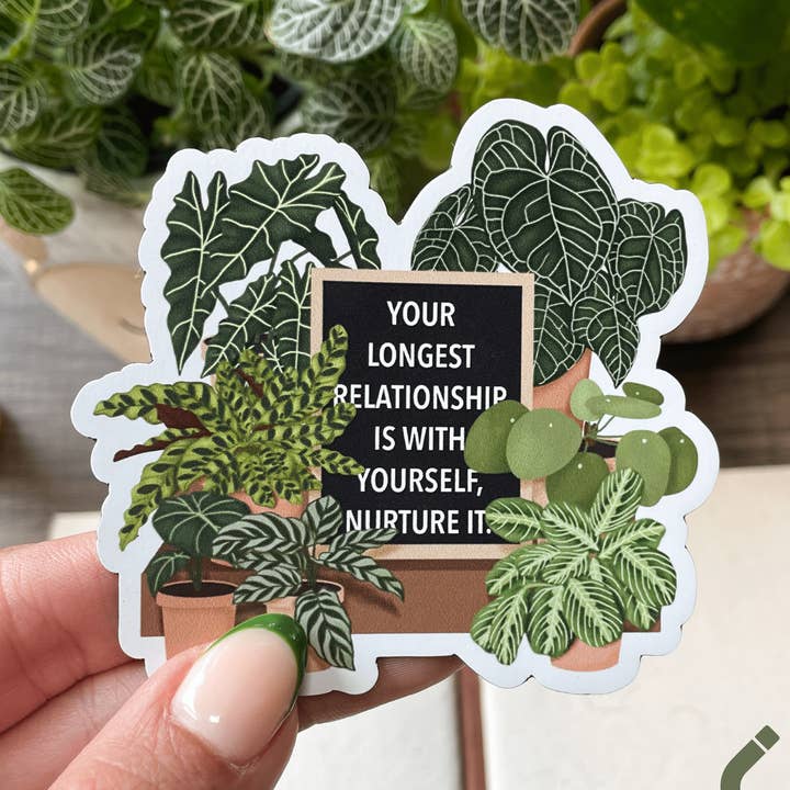 MAGNET | Coltiva il tuo rapporto con te stesso Magnete per la vendita all'ingrosso da parte di LINH T VO ART & ILLUSTRATION