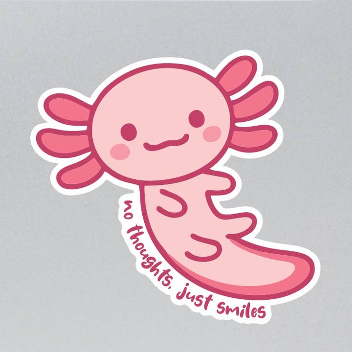 No Thoughts Sticker for wholesale by Lunch Box Stickers